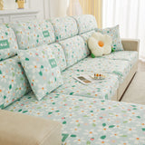 Stretch Individual Cushion Slipcovers, Furniture Protector with Elastic Bottom, Couch Cover Replacement - Ornate Home
