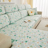 Stretch Individual Cushion Slipcovers, Furniture Protector with Elastic Bottom, Couch Cover Replacement - Ornate Home