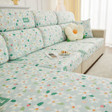 Stretch Individual Cushion Slipcovers, Furniture Protector with Elastic Bottom, Couch Cover Replacement - Ornate Home