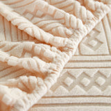 Stretch Jacquard Fleece Settee Cushion Covers, Stylish Non Slip Couch Cushion Covers for Sectional Sofas - Ornate Home