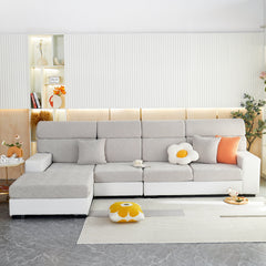 Stretch Jacquard Fleece Settee Cushion Covers, Stylish Non Slip Couch Cushion Covers for Sectional Sofas - Ornate Home
