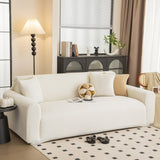Stretch Plush Fitted Couch Slipcover Furniture Protector for 1/2/3/4/5 Cushion Couch - Ornate Home