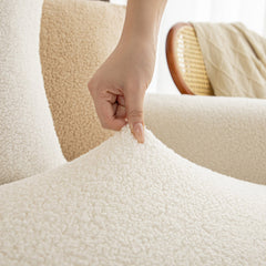 Stretch Plush Fitted Couch Slipcover Furniture Protector for 1/2/3/4/5 Cushion Couch - Ornate Home