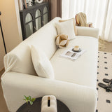 Stretch Plush Fitted Couch Slipcover Furniture Protector for 1/2/3/4/5 Cushion Couch - Ornate Home