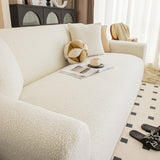 Stretch Plush Fitted Couch Slipcover Furniture Protector for 1/2/3/4/5 Cushion Couch - Ornate Home