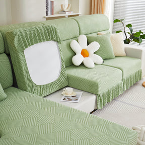 Stretch Sofa Covers for Couch Seats and Cushions, Suitable for 1/2/3/4/L Seater Sofas and Couches - Ornate Home