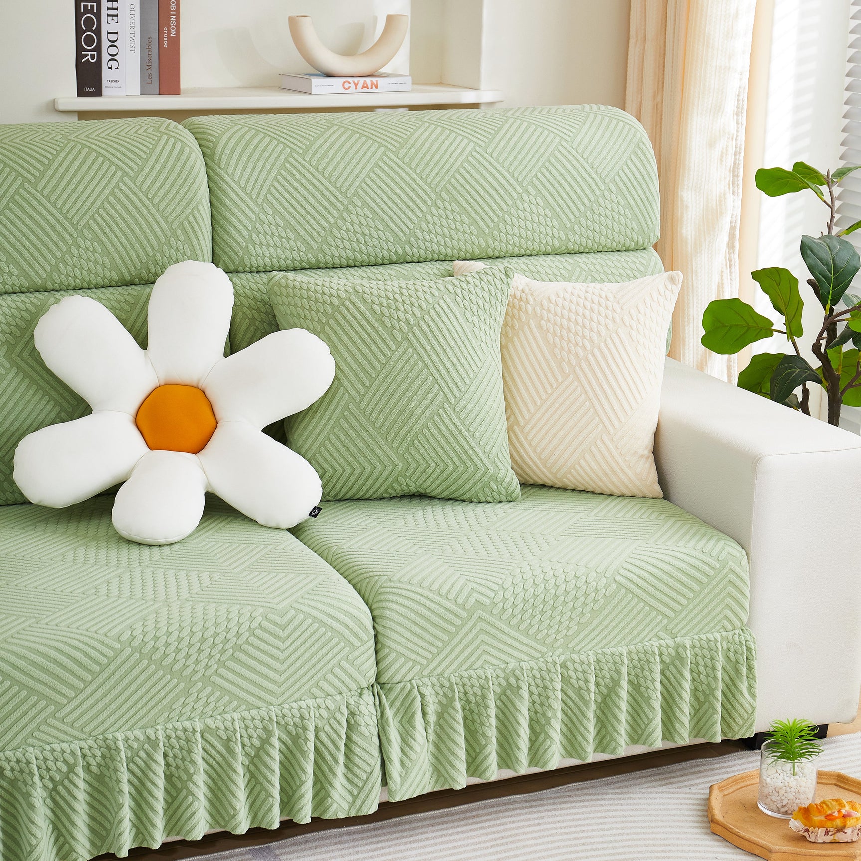 Stretch Sofa Covers for Couch Seats and Cushions, Suitable for 1/2/3/4/L Seater Sofas and Couches - Ornate Home