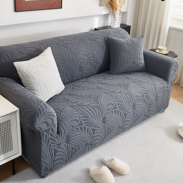 Stretch Sofa Slipcover 1-Piece Furniture Protector Couch with Elastic Bottom for Kids - Ornate Home
