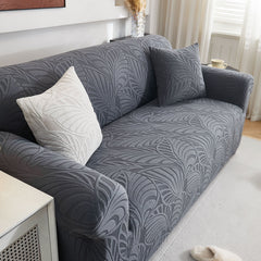 Stretch Sofa Slipcover 1-Piece Furniture Protector Couch with Elastic Bottom for Kids - Ornate Home