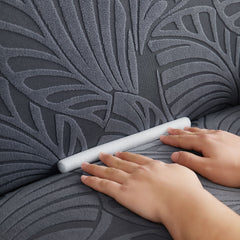 Stretch Sofa Slipcover 1-Piece Furniture Protector Couch with Elastic Bottom for Kids - Ornate Home