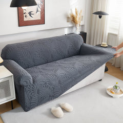 Stretch Sofa Slipcover 1-Piece Furniture Protector Couch with Elastic Bottom for Kids - Ornate Home