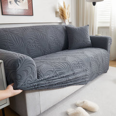 Stretch Sofa Slipcover 1-Piece Furniture Protector Couch with Elastic Bottom for Kids - Ornate Home