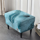Stretch Spandex Nordic Floral Removable Wing Chair Cover, Relaxing Seat Covers Slipcovers for Armchairs - Ornate Home