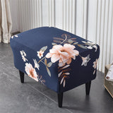 Stretch Spandex Nordic Floral Removable Wing Chair Cover, Relaxing Seat Covers Slipcovers for Armchairs - Ornate Home