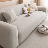Stretch Textured Vertical Stripe Couch Slipcover, Soft Jacquard Elastic Sofa Cover - Ornate Home