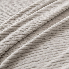 Stretch Textured Vertical Stripe Couch Slipcover, Soft Jacquard Elastic Sofa Cover - Ornate Home