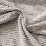 Stretch Textured Vertical Stripe Couch Slipcover, Soft Jacquard Elastic Sofa Cover - Ornate Home
