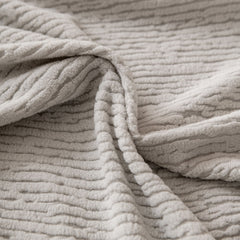 Stretch Textured Vertical Stripe Couch Slipcover, Soft Jacquard Elastic Sofa Cover - Ornate Home