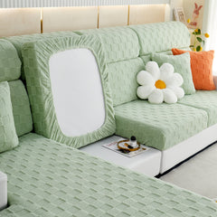 Stretchable Cotton Velvet Sofa Cover Furniture Covers for Pets Slipcovers and Couch Cushion Covers - Ornate Home