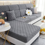 Stretchable Cotton Velvet Sofa Cover Furniture Covers for Pets Slipcovers and Couch Cushion Covers - Ornate Home