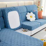 Stretchable Cotton Velvet Sofa Cover Furniture Covers for Pets Slipcovers and Couch Cushion Covers - Ornate Home