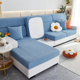 Stretchable Jacquard Fleece Sofa Cover Non-Slip Pet Furniture Protector Recliner and Cushion Slipcovers - Ornate Home