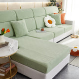 Stretchable Jacquard Fleece Sofa Cover Non-Slip Pet Furniture Protector Recliner and Cushion Slipcovers - Ornate Home
