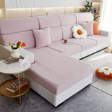 Stretchable Jacquard Fleece Sofa Cover Non-Slip Pet Furniture Protector Recliner and Cushion Slipcovers - Ornate Home