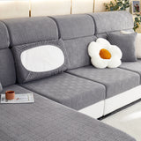 Stretchable Jacquard Fleece Sofa Cover Non-Slip Pet Furniture Protector Recliner and Cushion Slipcovers - Ornate Home