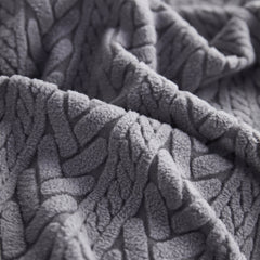 Stretchable Jacquard Polar Fleece Sofa Cover Non-Slip Furniture Protector for Pets L-Shaped Couch Slipcovers - Ornate Home
