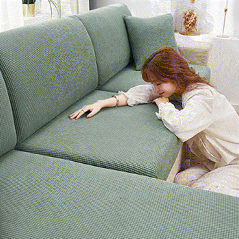 Stretchy, Washable, and Removable Slipcovers for Jacquard Sofa, Chair, and Seat Cushions. Available for 1/2/3/4 Seats - Ornate Home