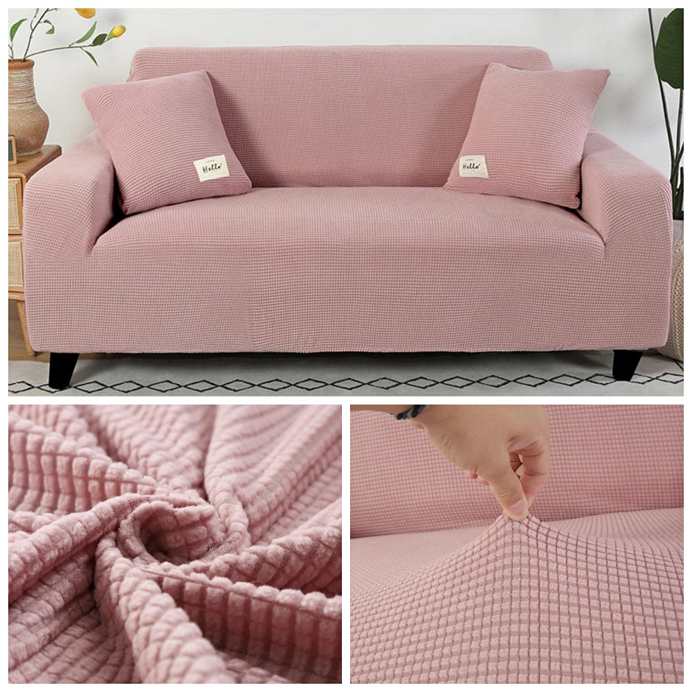 Stretchy, Washable, and Removable Slipcovers for Jacquard Sofa, Chair, and Seat Cushions. Available for 1/2/3/4 Seats - Ornate Home