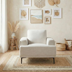Stride Beige Chair - Ornate Home