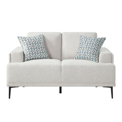 Stride Beige Loveseat - Ornate Home