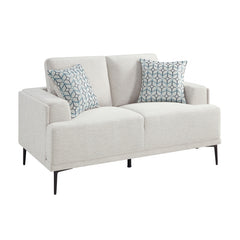 Stride Beige Loveseat - Ornate Home