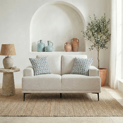 Stride Beige Loveseat - Ornate Home