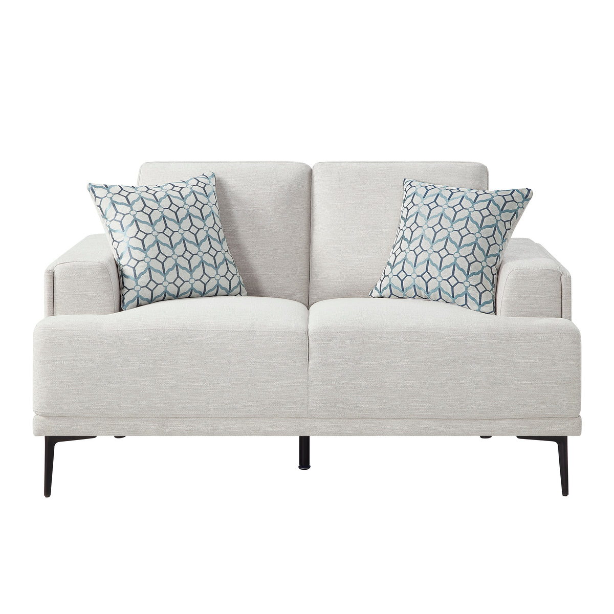 Stride Beige Loveseat - Ornate Home