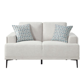 Stride Beige Loveseat - Ornate Home