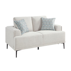Stride Beige Loveseat - Ornate Home