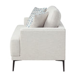 Stride Beige Loveseat - Ornate Home