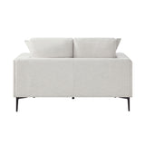 Stride Beige Loveseat - Ornate Home