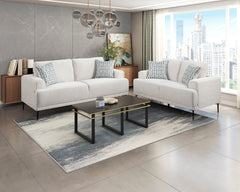 Stride Beige Loveseat - Ornate Home