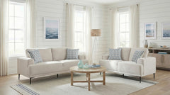 Stride Beige Loveseat - Ornate Home