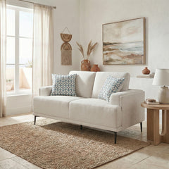 Stride Beige Loveseat - Ornate Home
