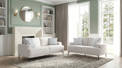 Stride Beige Loveseat - Ornate Home