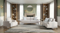 Stride Beige Loveseat - Ornate Home