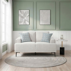 Stride Beige Loveseat - Ornate Home