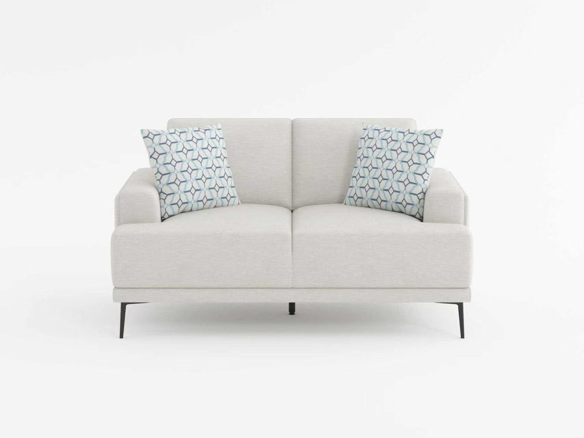 Stride Beige Loveseat - Ornate Home