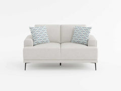 Stride Beige Loveseat - Ornate Home