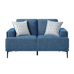 Stride Blue Loveseat - Ornate Home